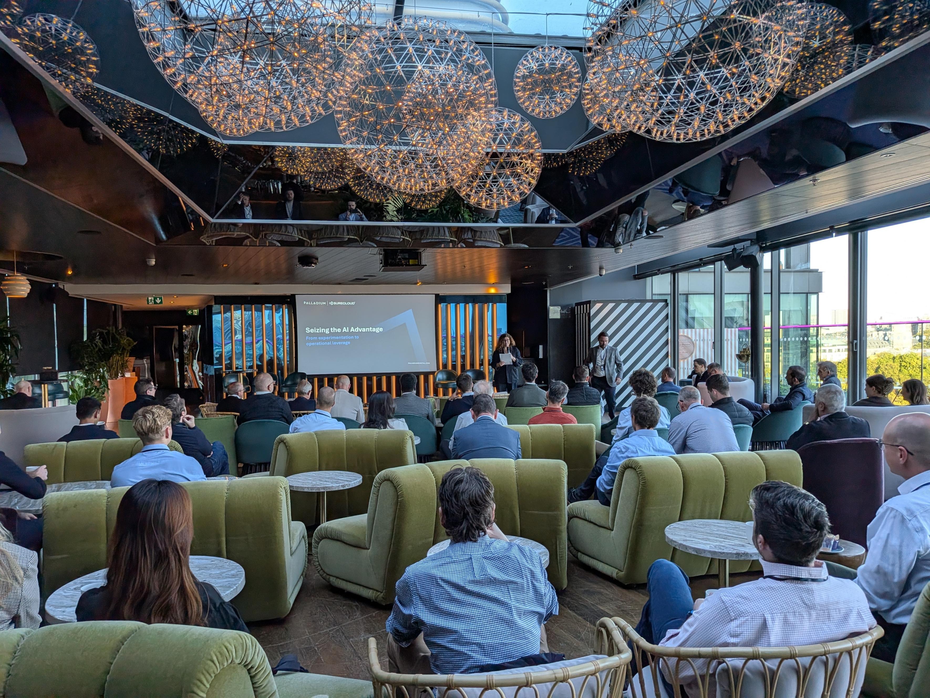 Seizing the AI Advantage breakfast briefing at 12th Knot, London