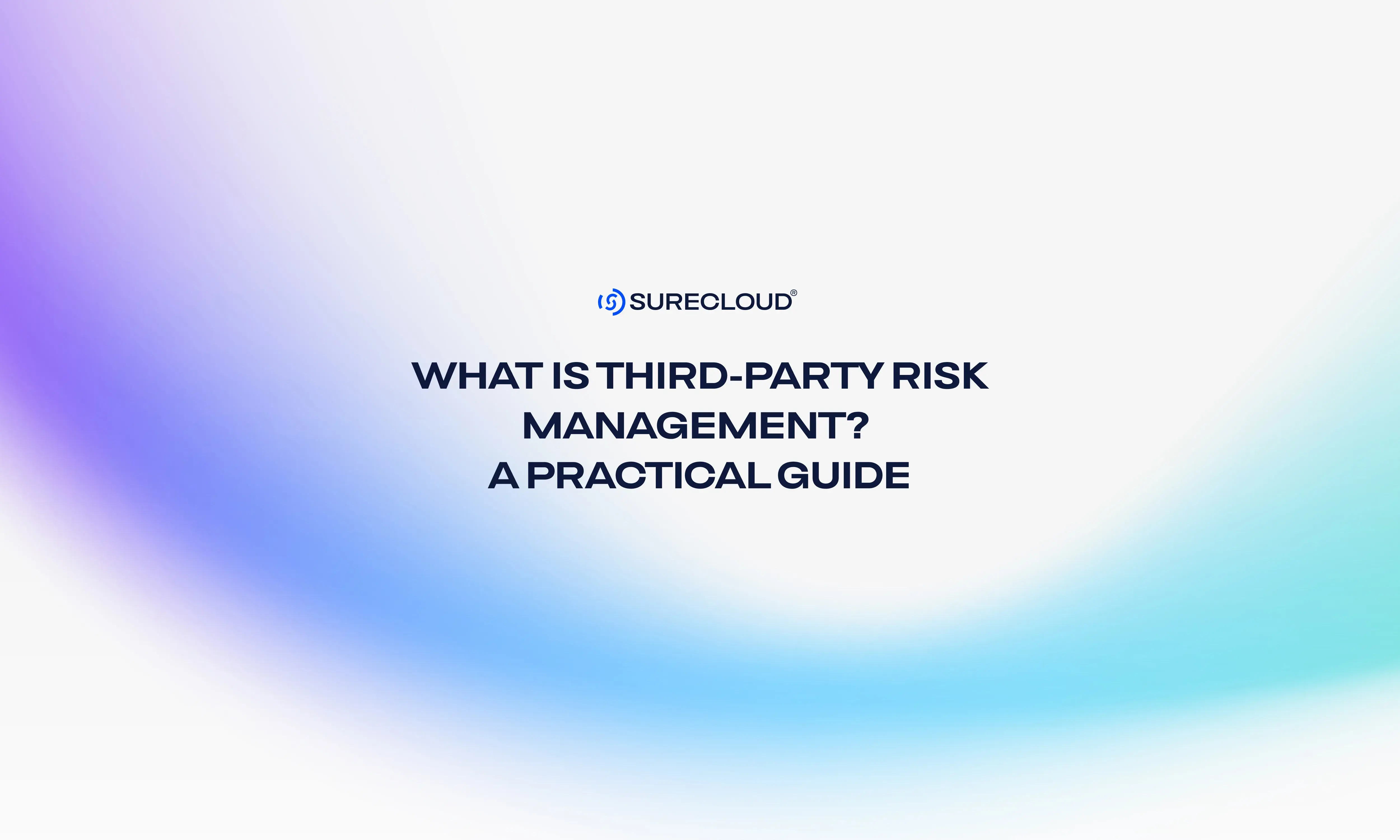 What is third party risk management?